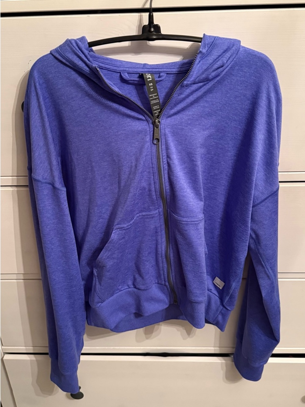 XS purple Viori zip sweatshirt